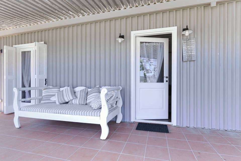 Image for Veranda at the cottage for your Greece cooking vacation.
