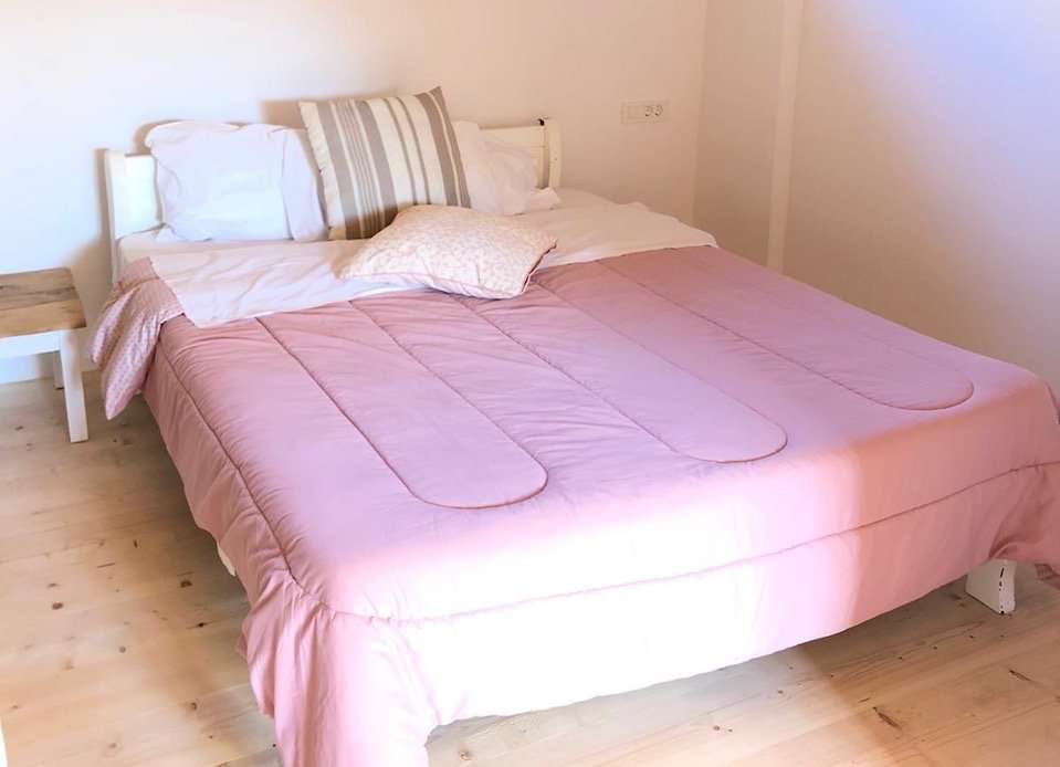 Image for Double bed at the farm for your Greek cooking vacation.