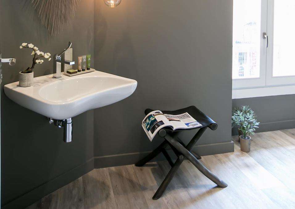 Image for Details of a room at the boutique 4-star Hotel Teatro Romano in Malaga.