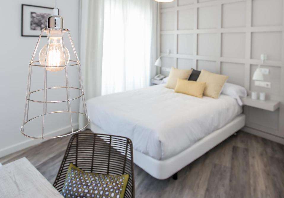 Image for Double bedroom at the boutique 4-star Hotel Teatro Romano in Malaga.