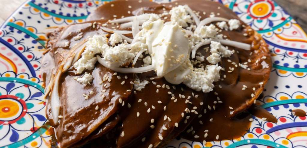 image for Dobladillas with Mole de Guajolote Recipe from our Hola Mexico Cooking Vacation