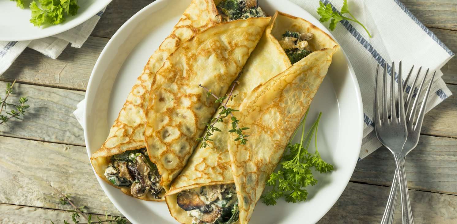 What Are Crêpes? Recipe for Savory Crêpes | The International Kitchen