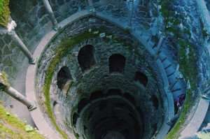 A view into the Initiation Well in Sintra, Portugal.