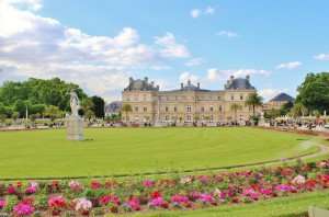 The Jardin du Luxembourg, visited on a sunny day during a culinary tour of Paris.