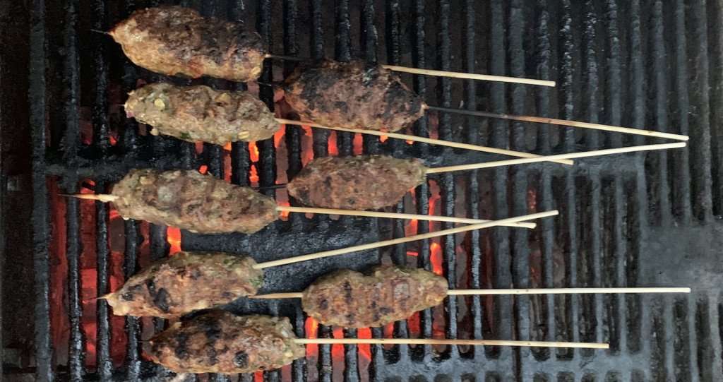 image for Grilled Lamb Kofta Kebabs with Garlic Yogurt Sauce