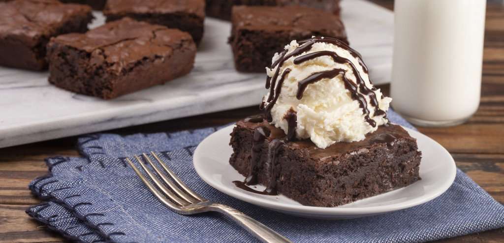 image for Decadent Brownie Sundaes with Hot Fudge Sauce