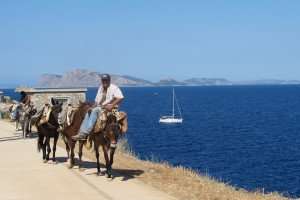 Visiting the vehicle-free island of Hydra in Greece.