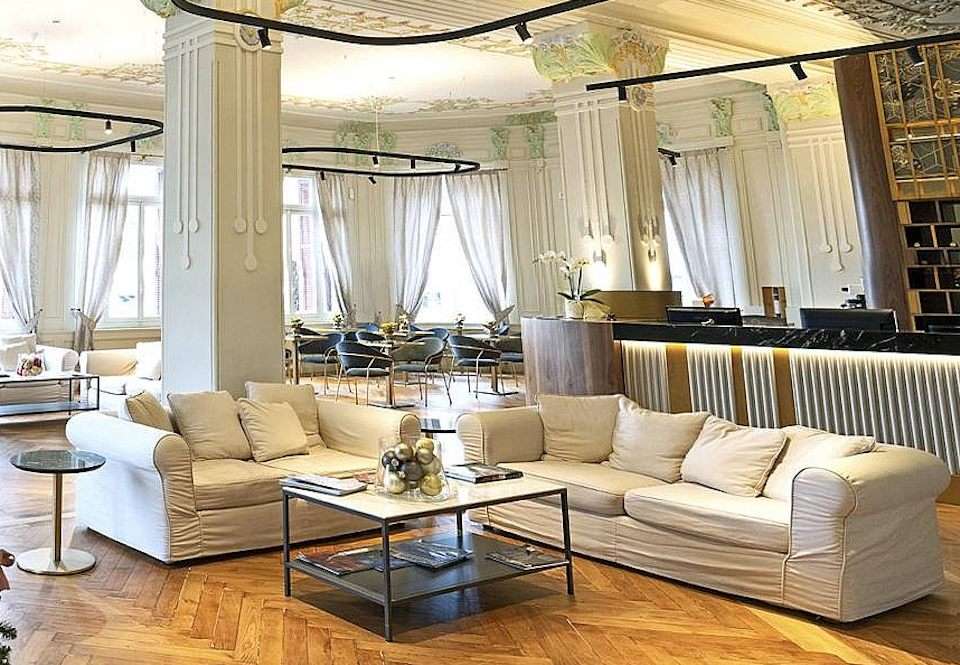 Image for Lobby of the Hotel Lolli Palace in Sanremo, Italy.