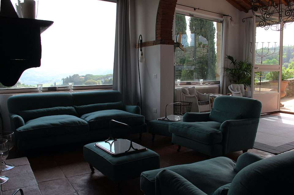 Image for Comfortable seating area at your Tuscan villa.