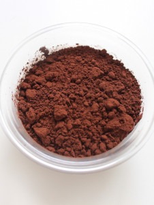 Cocoa powder in a bowl.