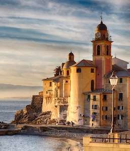 Visiting a Camogli on a northern Italy cooking vacation.