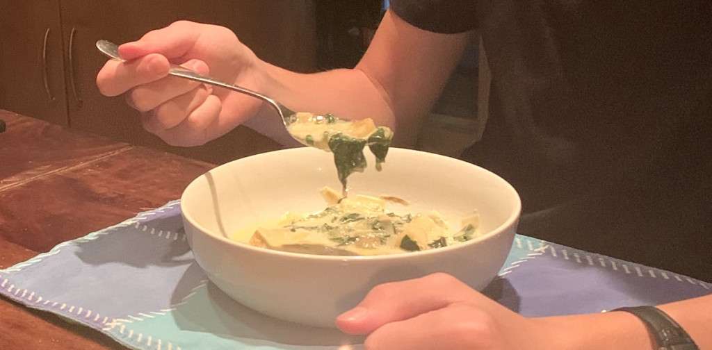 image for Creamy Potato, Leek, and Spinach Soup