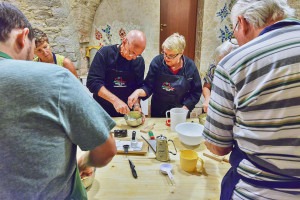 A cooking class during your cooking holiday in Abruzzo.