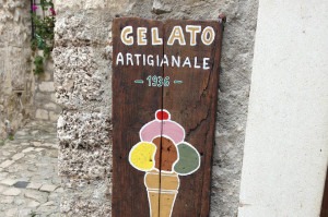 Enjoying homemade gelato during your culinary tour of Italy.