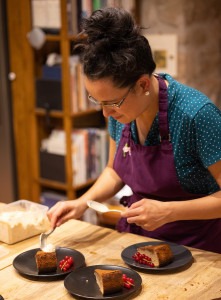 Dessert class during your French cooking school vacation.