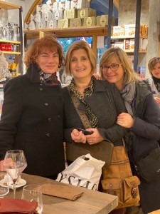 Shopping in the local village.