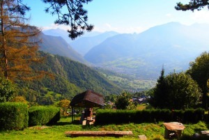 A beautiful view of the mountains.