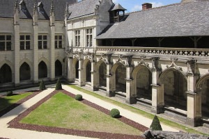 Visiting the Saint Gatiens Cathedral of Tours on a French food and wine tour.