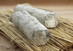 Saint Maure goat cheese in the Loire Valley.