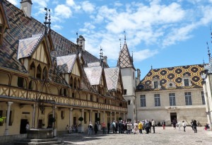 The famed Hospices in Beaune, France, a UNESCO World Heritage Site.