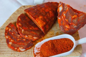 Ventricina salami.
