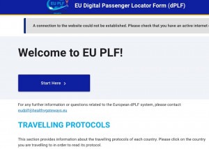 Creating an account to fill out the passenger locator form. 