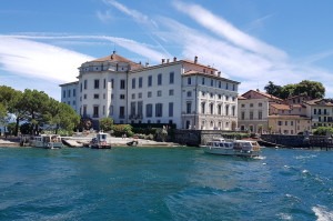 Palazzo Borromeo on Isola Bella, on Lake Maggiore Italy.