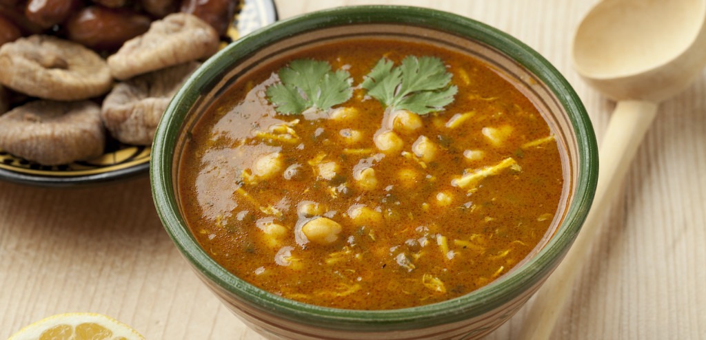 image for Recipe for Moroccan Harira (Chickpea and Lentil Soup)