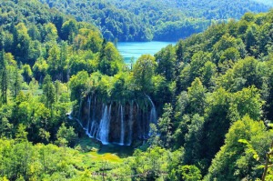 Plitvice Lakes in Croatia.