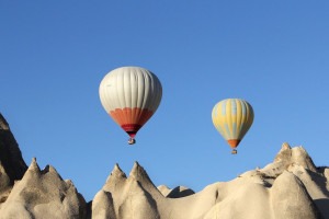 Hot air balloons in Turkey