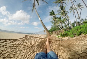 Relaxing during your holiday