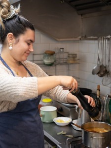 Chef Dora at work