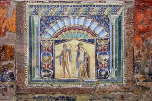 Mosaic at Herculaneum.