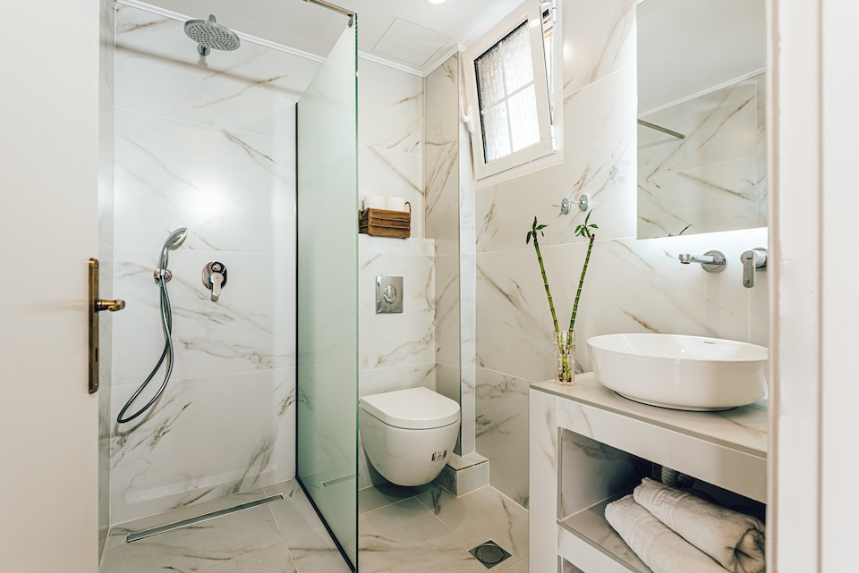 Image for Bathroom at the villa on Zakynthos.