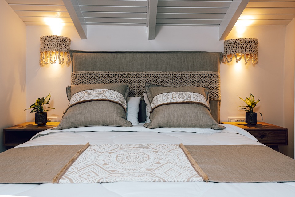 Image for Detail, double bed on Zaknythos.