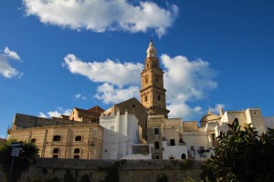 A view of the famous town of Monopoli in Puglia Italy.