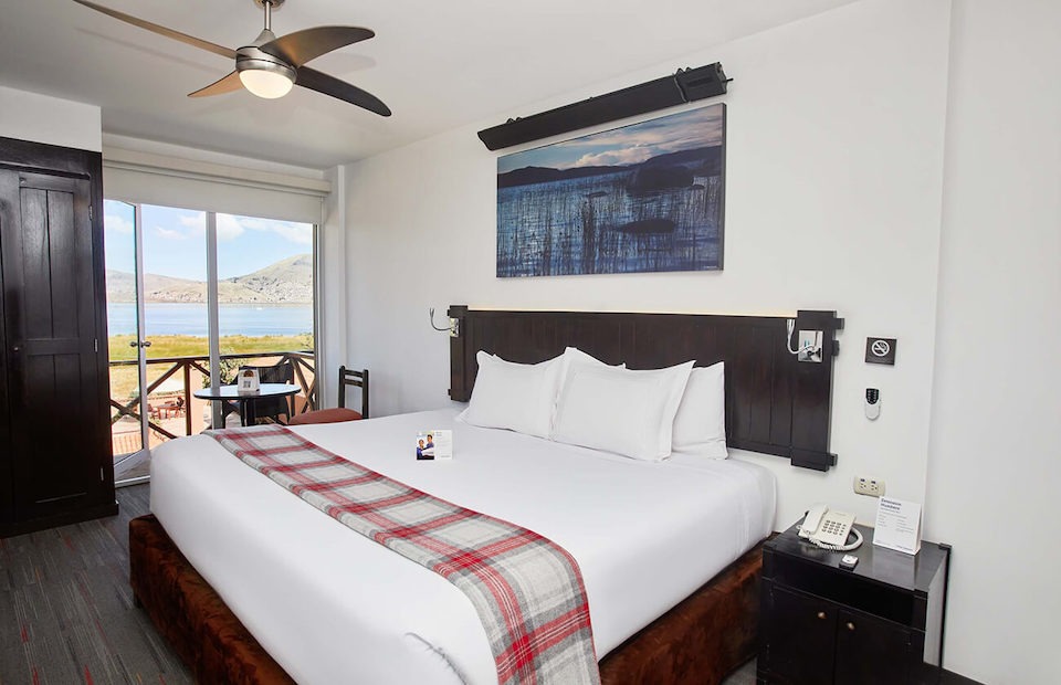 Image for Bedroom at the 4* Casa Andina Premium Hotel in Puno, Peru.