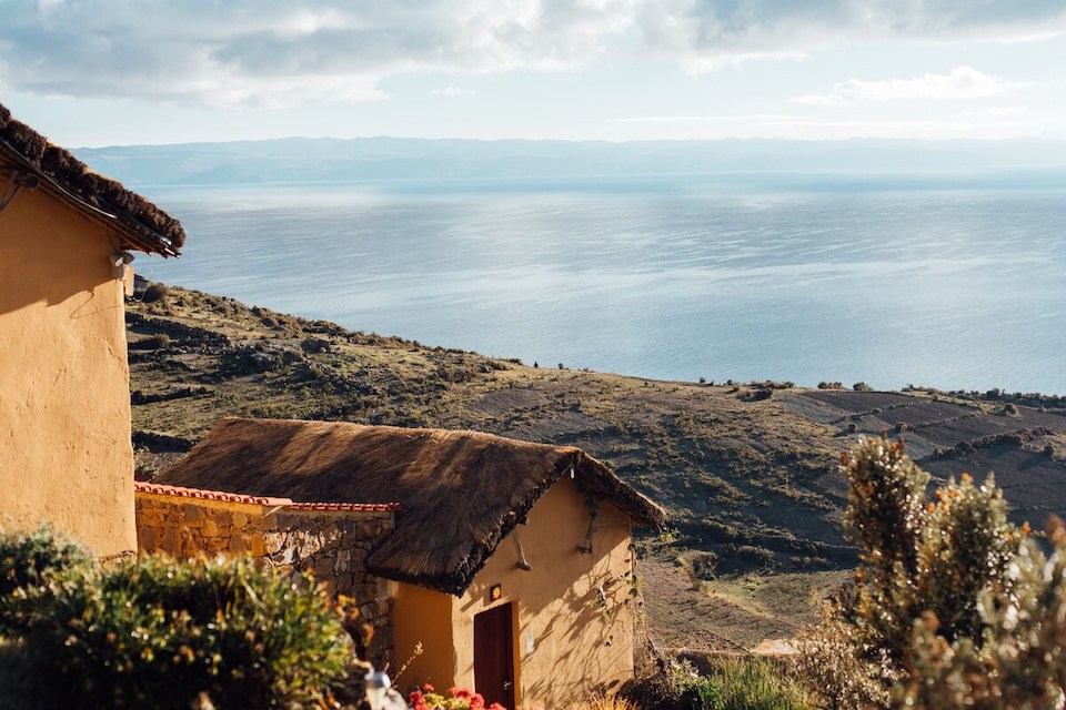 Image for Cabins at La Estancia Ecolodge on Lake Titicaca, Bolivia.