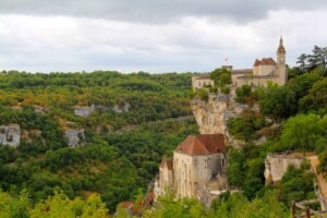 The stunning cliffside village of Rocamadour, France. 