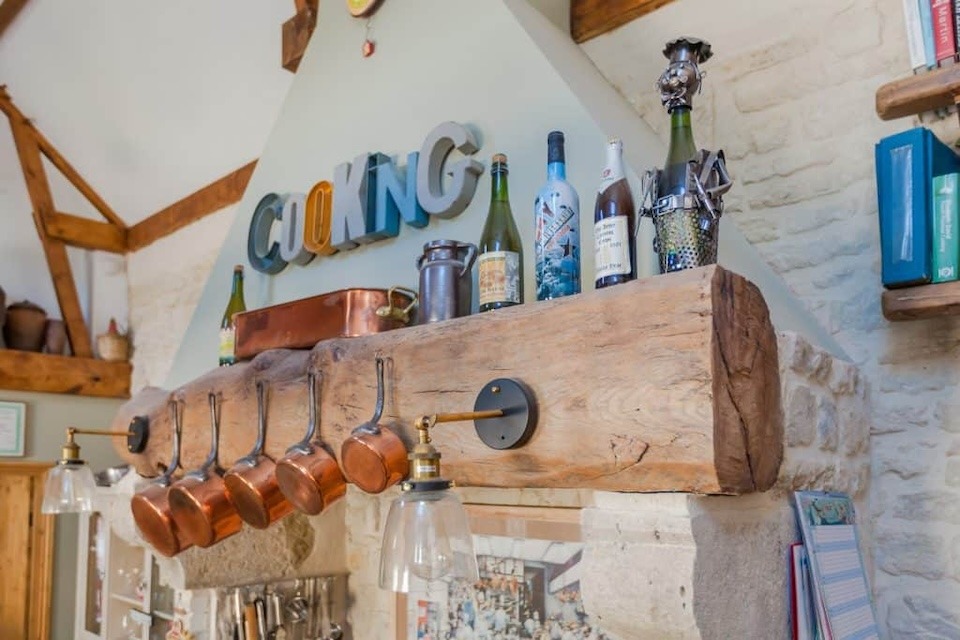 Image for Detail from the farmhouse kitchen.