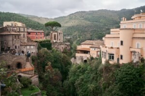 Visiting Tivoli during your cooking vacation in Italy.