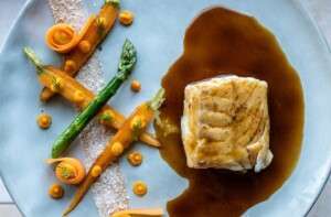 Learning the techniques of French cuisine.