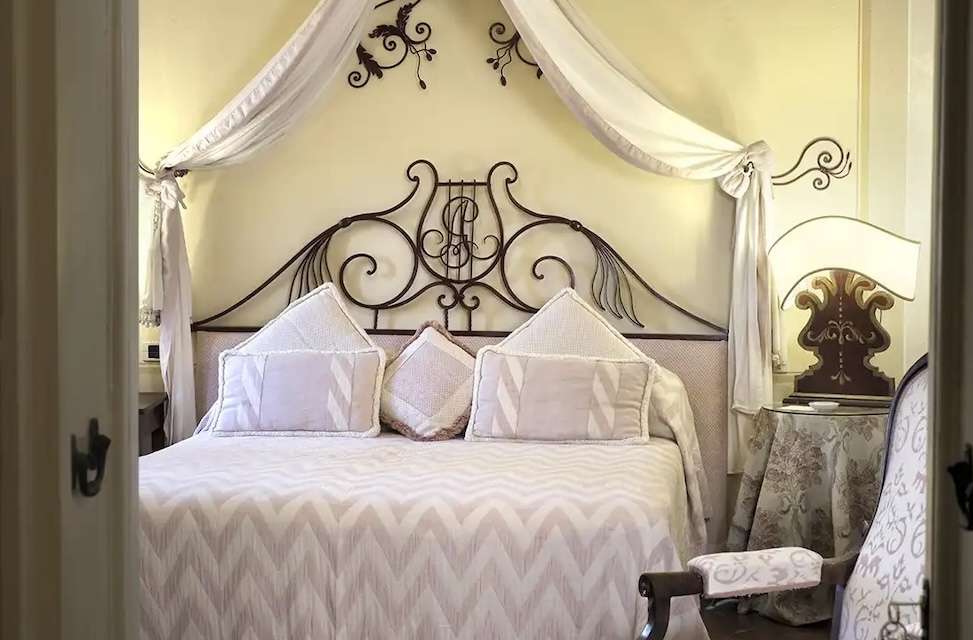 Image for Deluxe bedroom at il Falconiere estate.