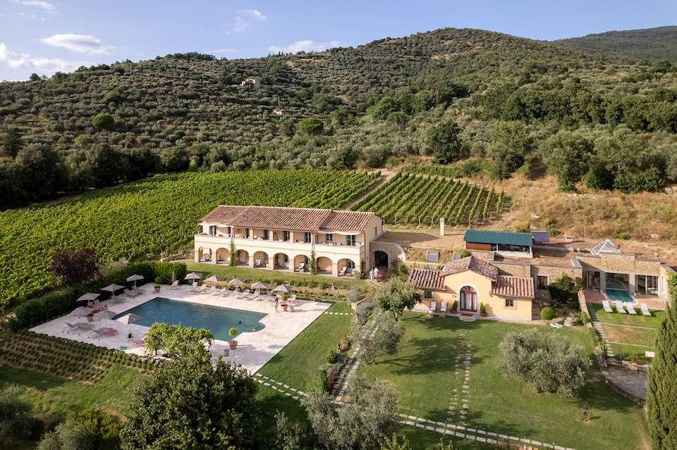Image for The villa la Scuderia at the Falconiere estate.