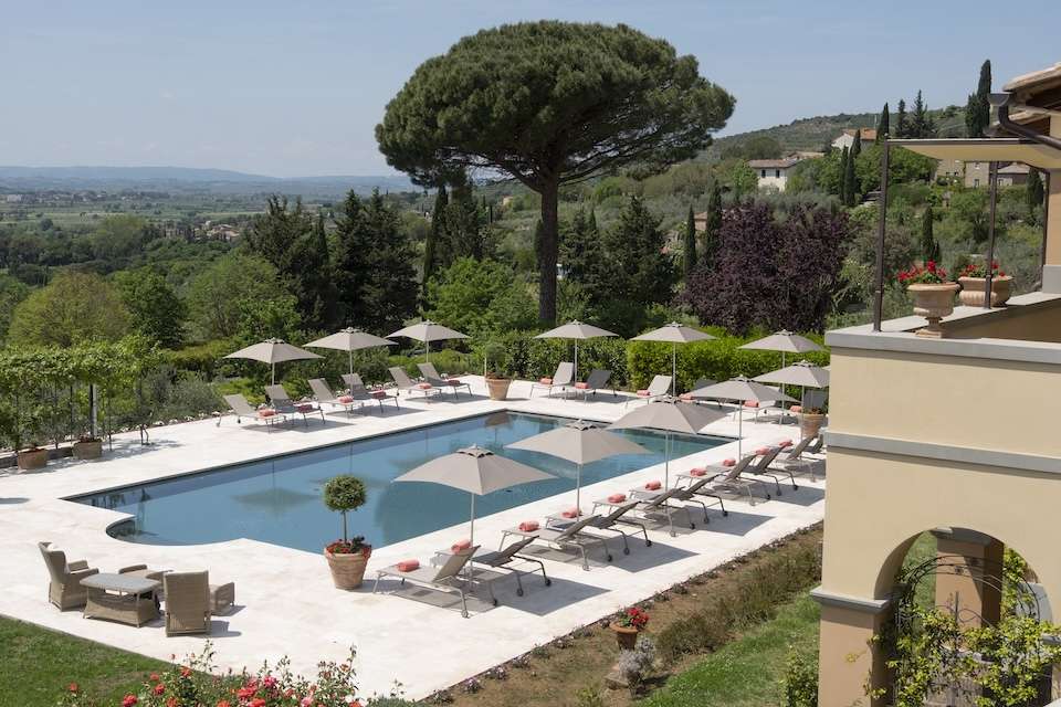Image for The pool on the Falconiere estate.