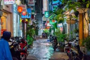 Vietnam Ho Chi Minh City (Saigon), Bui Vien Street.