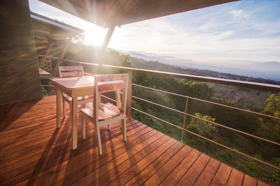 Image for Watch the sunrise from your balcony at the Chayote lodge.