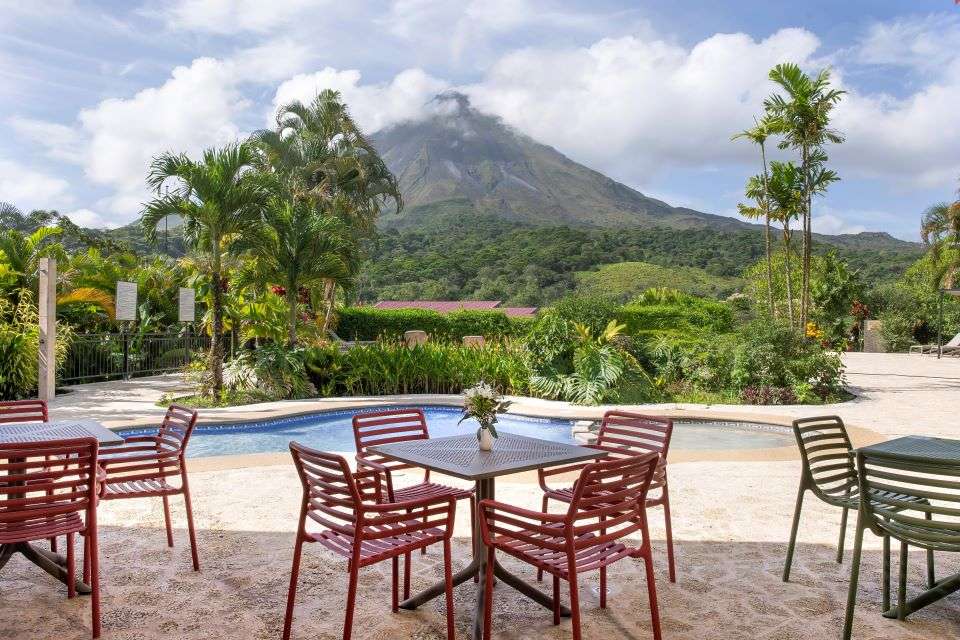 Image for Enjoy the pool and views of the volcano from the comfort of your hotel.