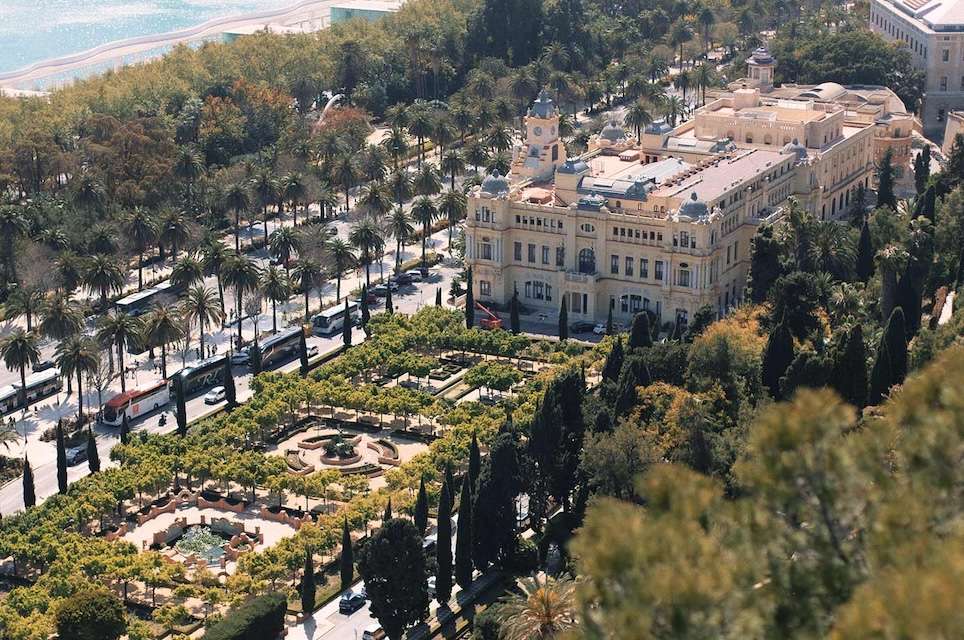Image for Outside view of the at the Palacio Salecio in Malaga.
