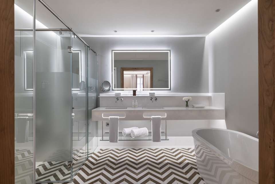 Image for Bathroom at the Palacio Salecio in Malaga.